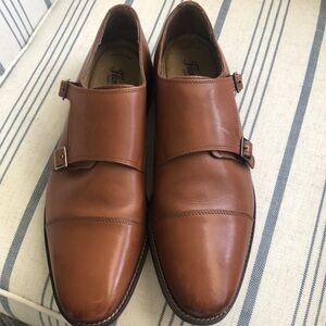 Florsheim Cap Toe Oxford with buckle connectors.
